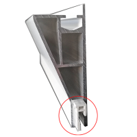 Textilprofil T- 1228 Weiß