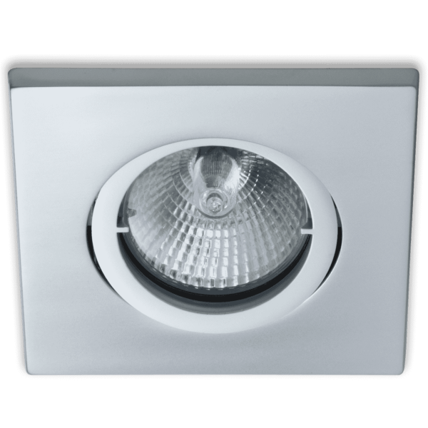ciling-Line Einbaustrahler schwenkbar 20° ALU-Optik Quadratisch