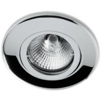 ciling-Line Einbaustrahler schwenkbar 20&deg; Chrom Rund