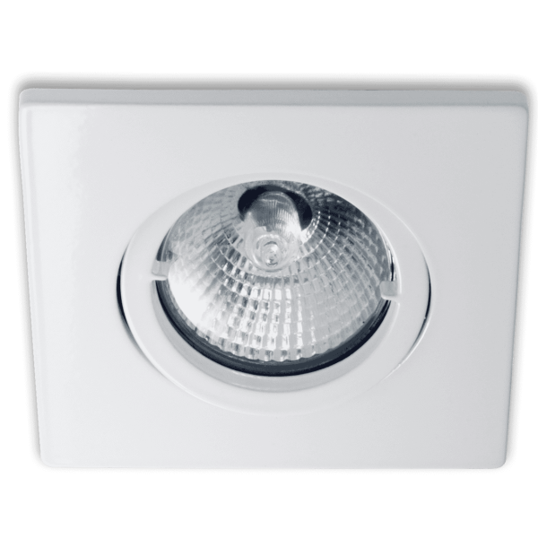 ciling-Line Einbaustrahler schwenkbar 20° Weiß Quadratisch
