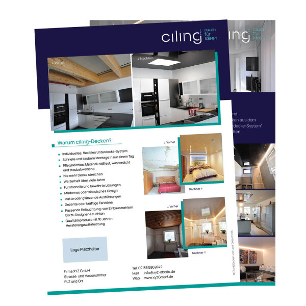 ciling-Kundenbriefbeilage A4, 100 g/m² blanko