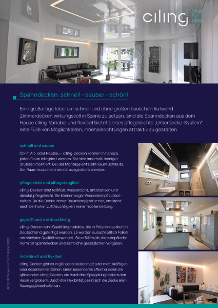 ciling-Kundenbriefbeilage A4, 100 g/m² blanko