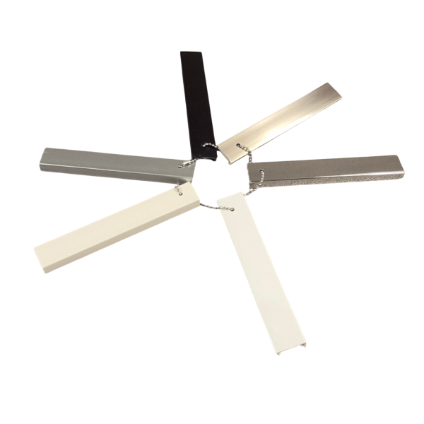 Decorprofil Schwarz glänzend