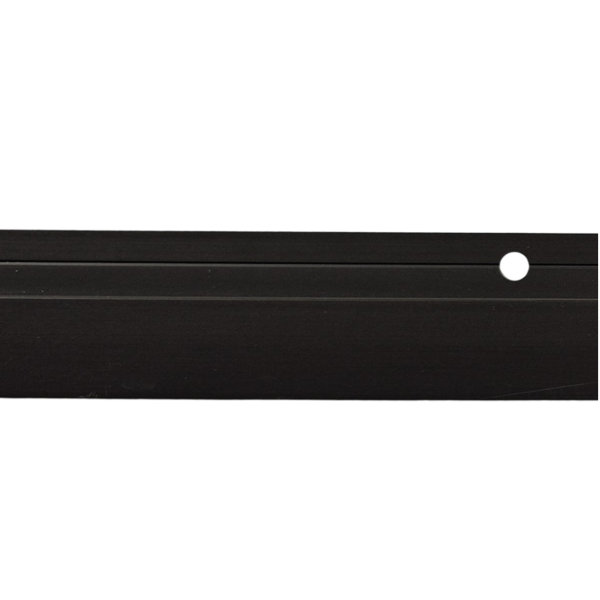 Aluminium Standard Profil Wandprofil Schwarz eloxiert Stab 2,5 m