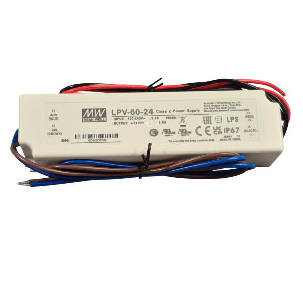 Vorschaltgeräte nicht dimmbar 24 Volt 60 W