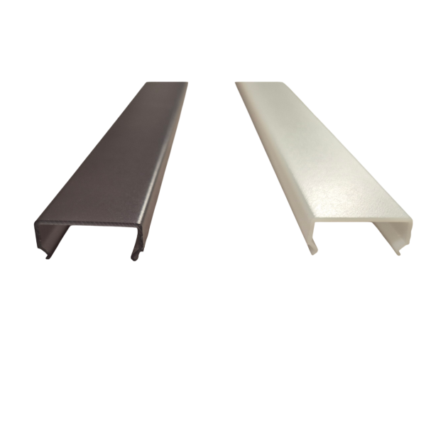 Diffusorabdeckung Trennprofil Weiß