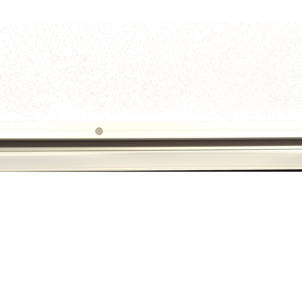 Lichtkanal Kombiprofil Silber eloxiert inkl. schmaler weißer Diffusorabdeckung Stab 2,0 m