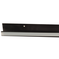 Lichtkanal Kombiprofi Schwarz eloxiert inkl. schmaler...